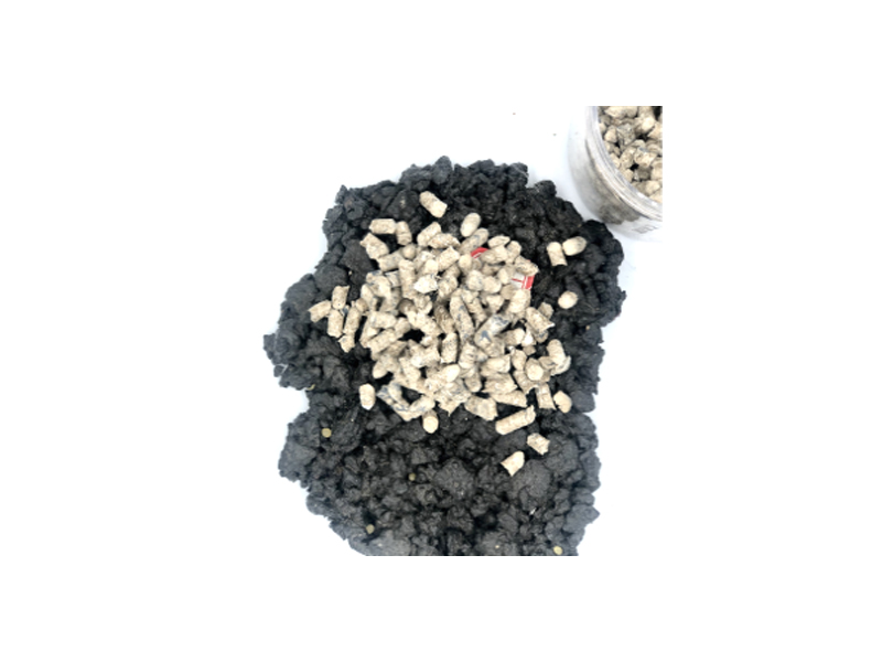 Granular Lignin Fiber